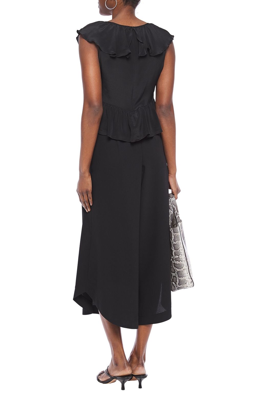SEE BY CHLOÉ Pleated crepe culottes