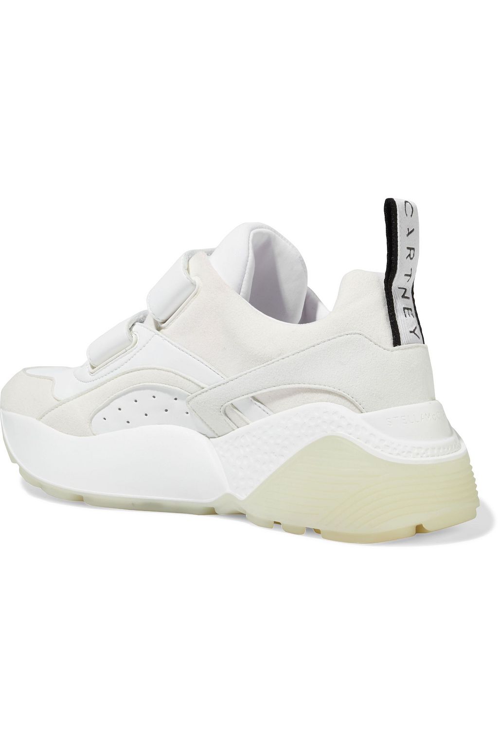 STELLA MCCARTNEY Eclypse neoprene, faux suede and leather sneakers