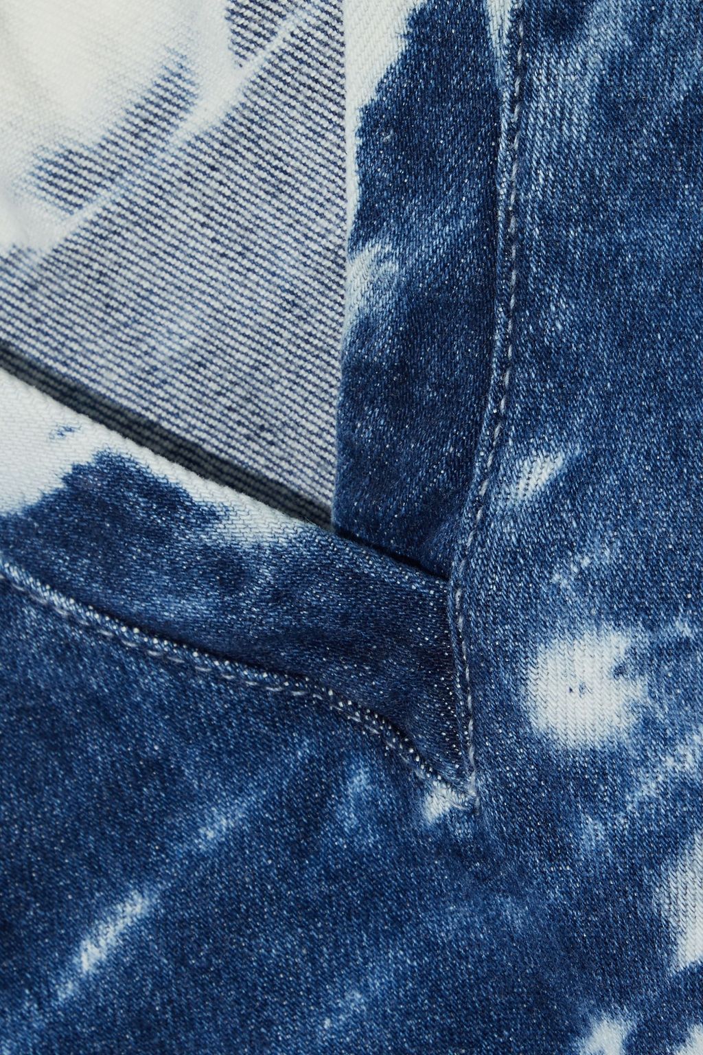 STELLA MCCARTNEY Ansley tie-dyed denim top