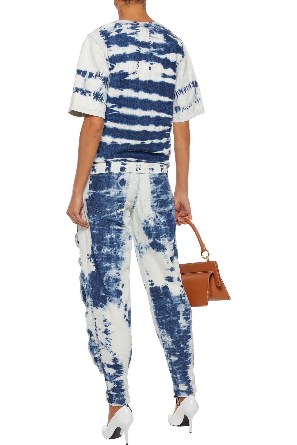 STELLA MCCARTNEY Ansley tie-dyed denim top