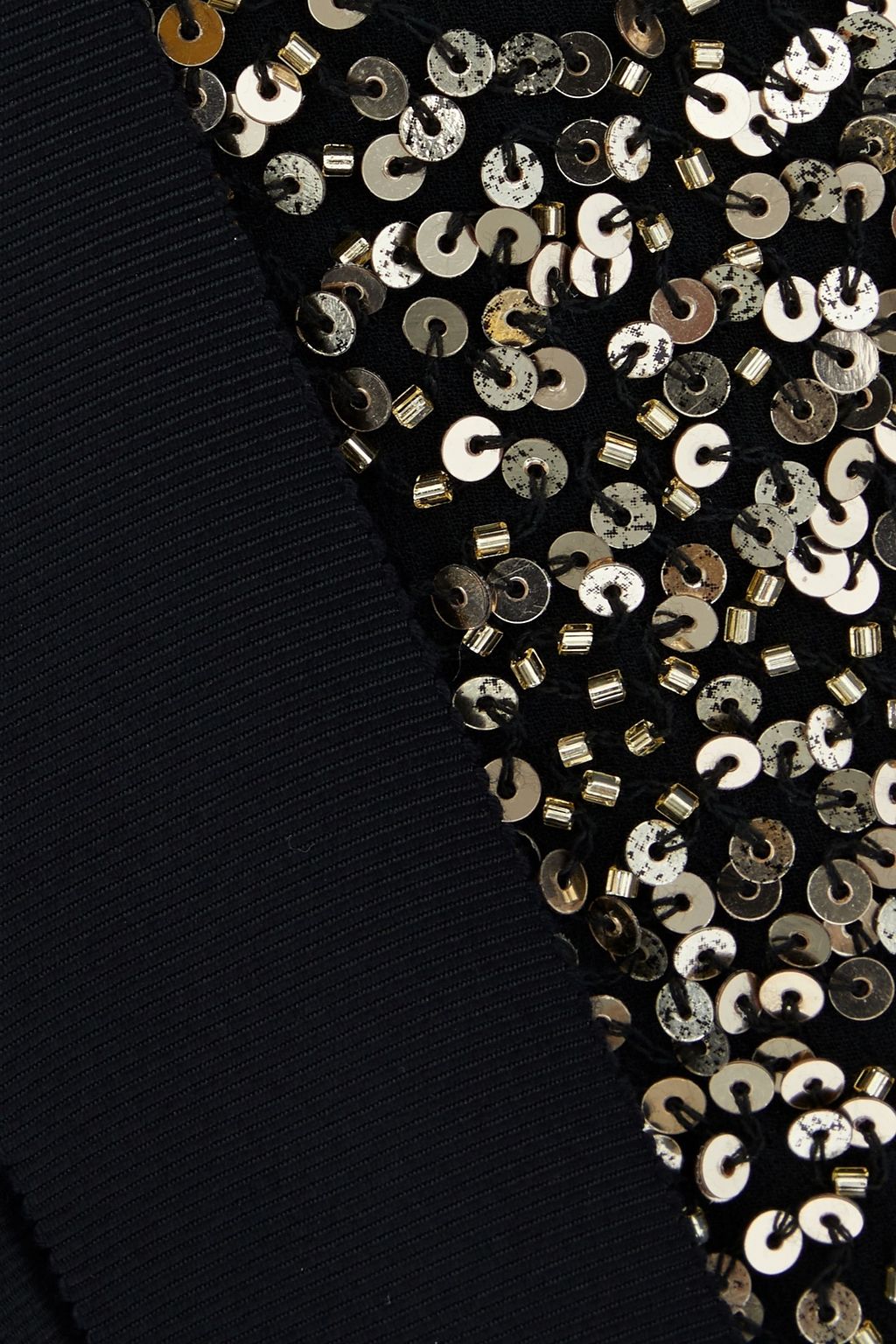 JENNY PACKHAM Bow-detailed sequined tulle wrap gown