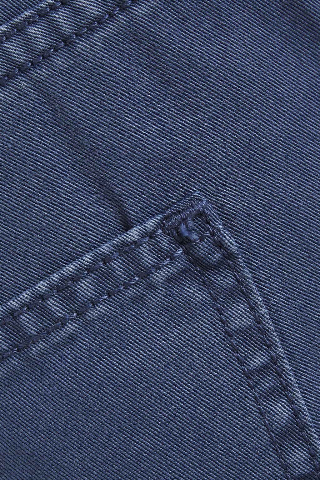 CURRENT/ELLIOTT The Debbie cropped cotton-twill slim-leg pants