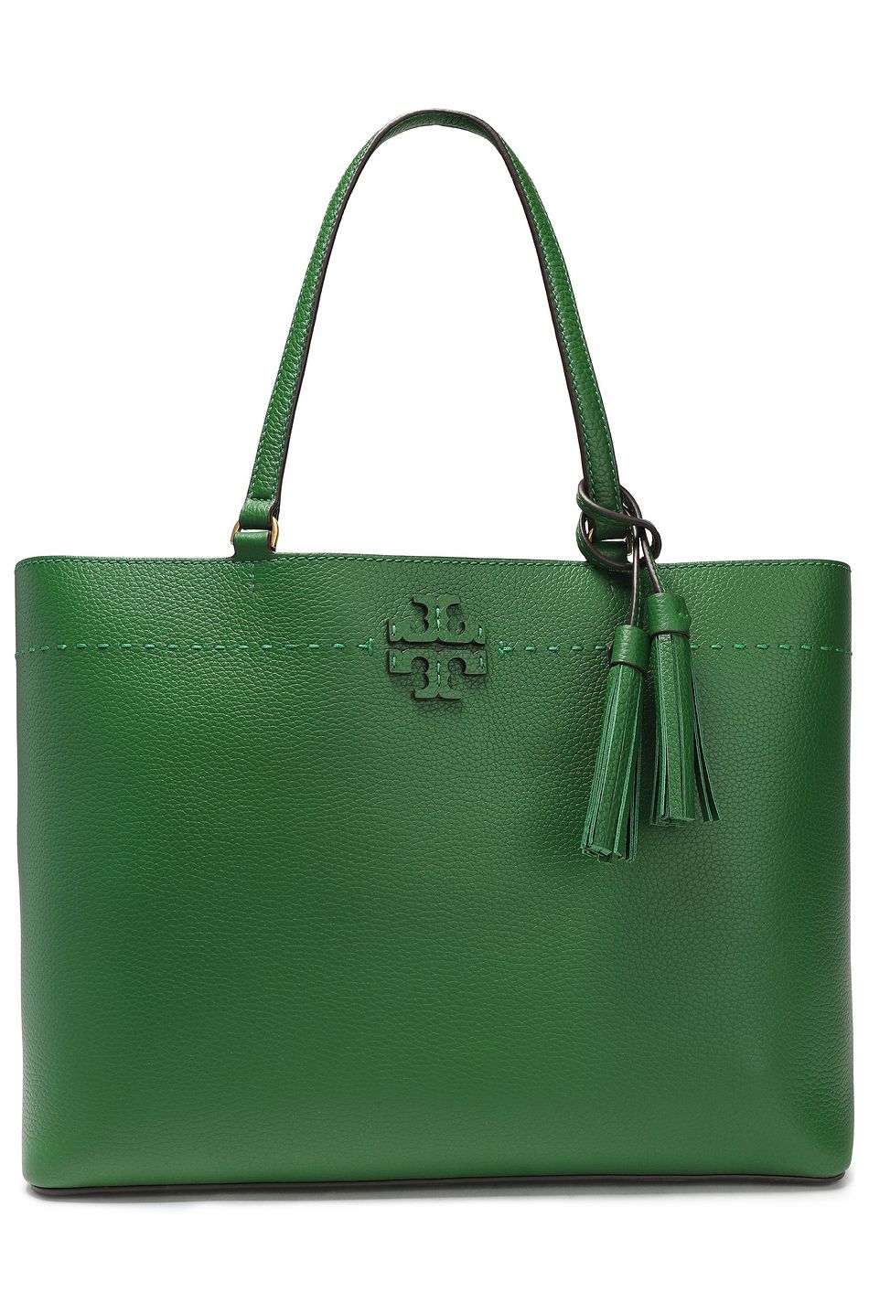 tory burch pebbled leather tote