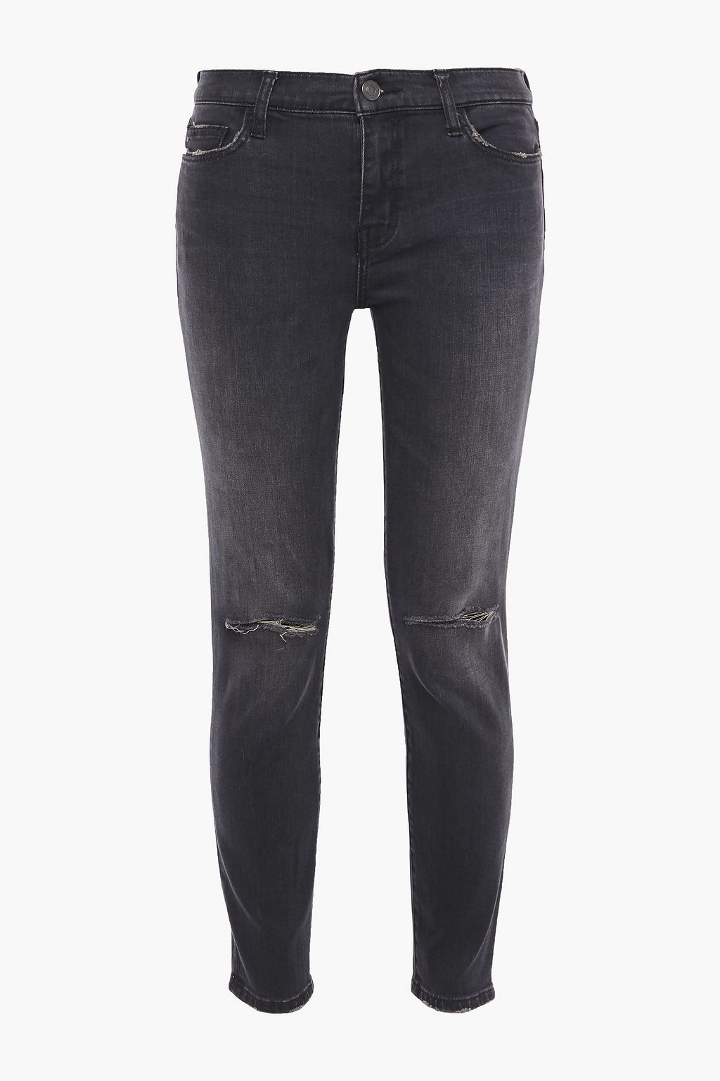 charcoal ripped skinny jeans