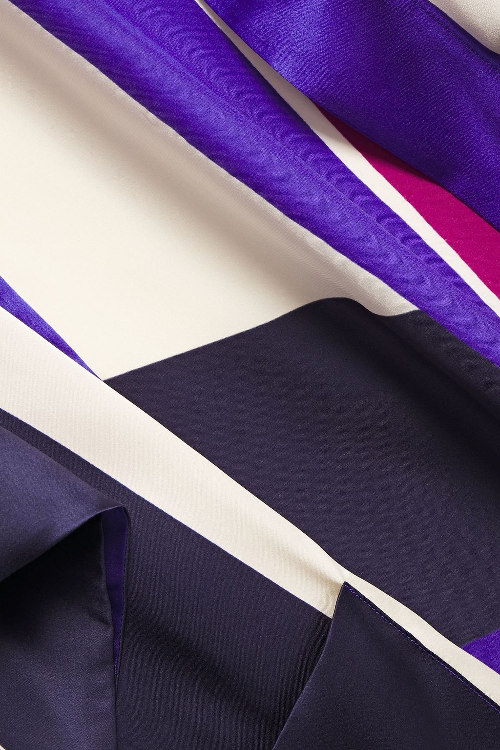 ERES Artwork Museum printed silk-satin kimono