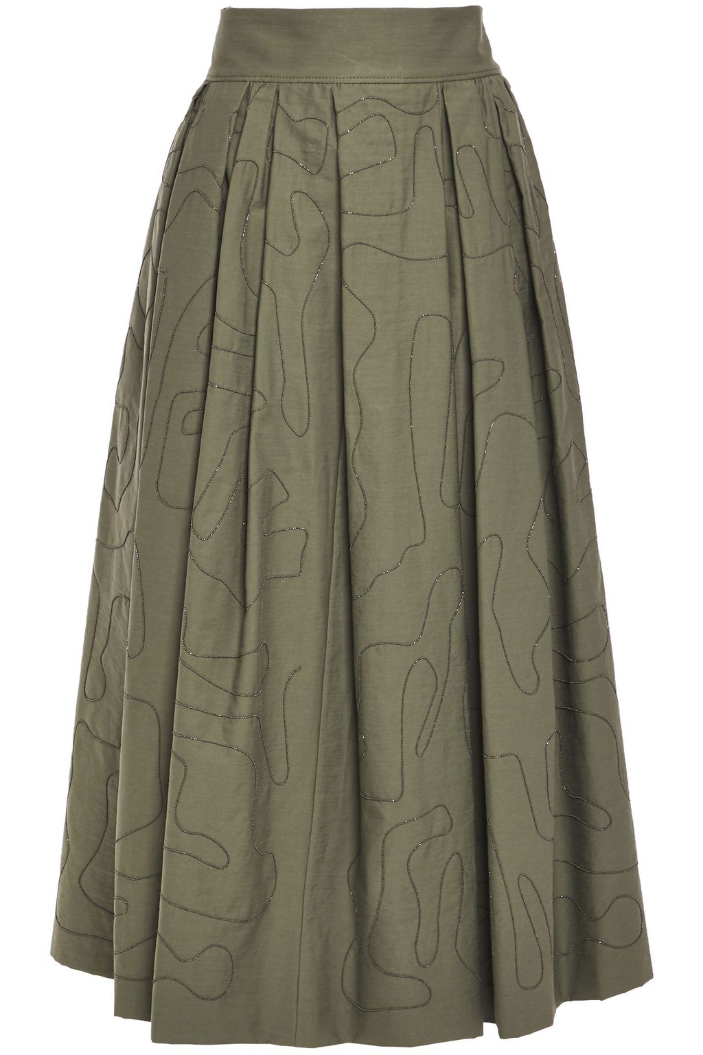 army maxi skirt