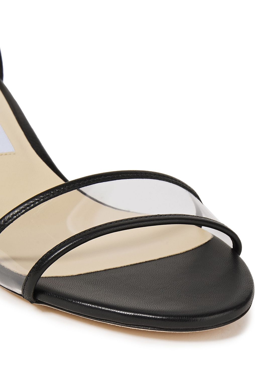 JIMMY CHOO Jaimie 40 leather and PVC sandals