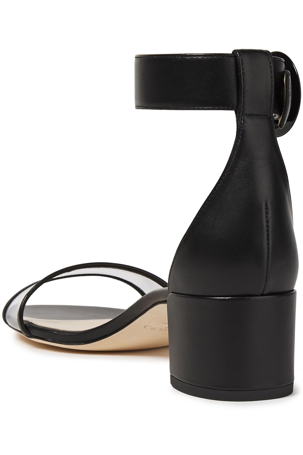 JIMMY CHOO Jaimie 40 leather and PVC sandals