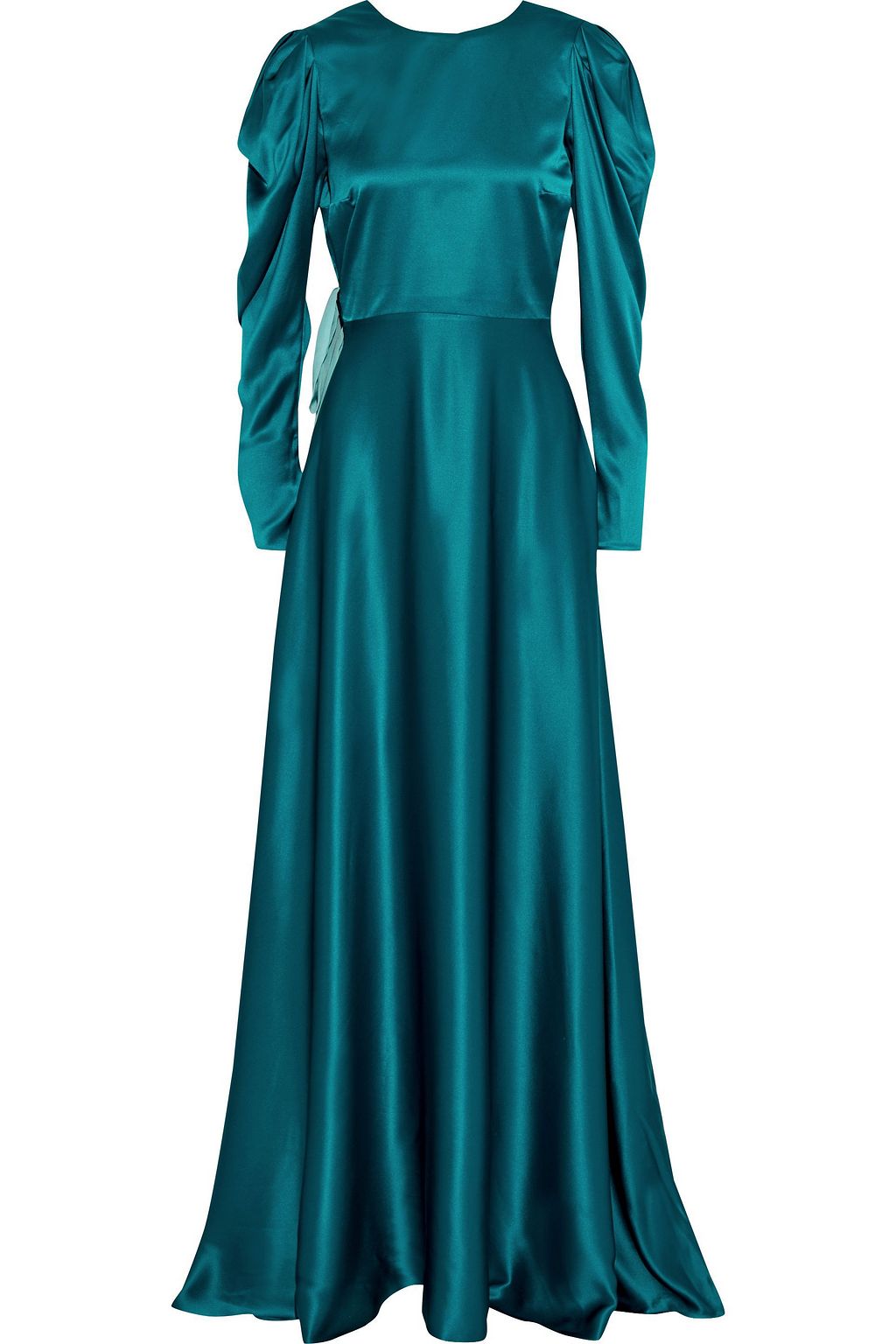 silk satin gown