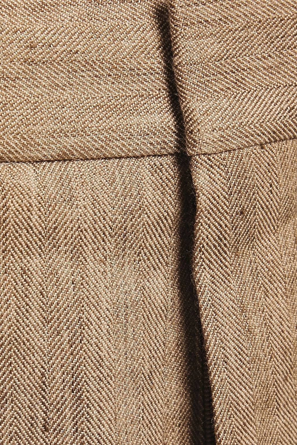 BRUNELLO CUCINELLI Herringbone cotton-blend wide-leg pants