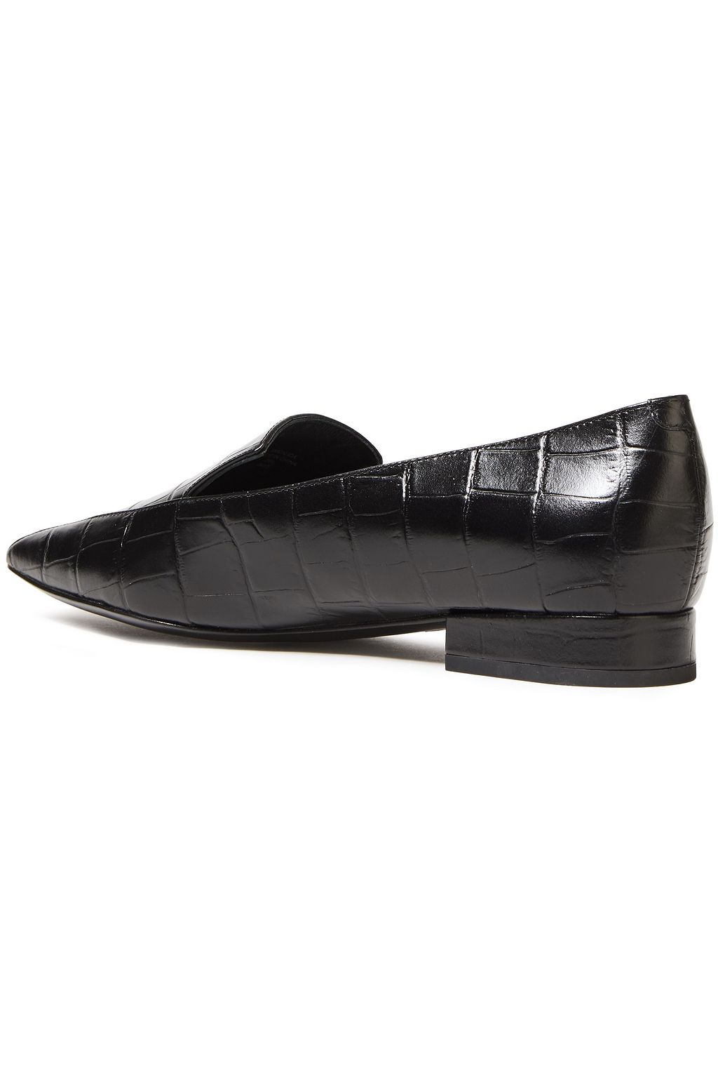 SIGERSON MORRISON Croc-effect leather loafers