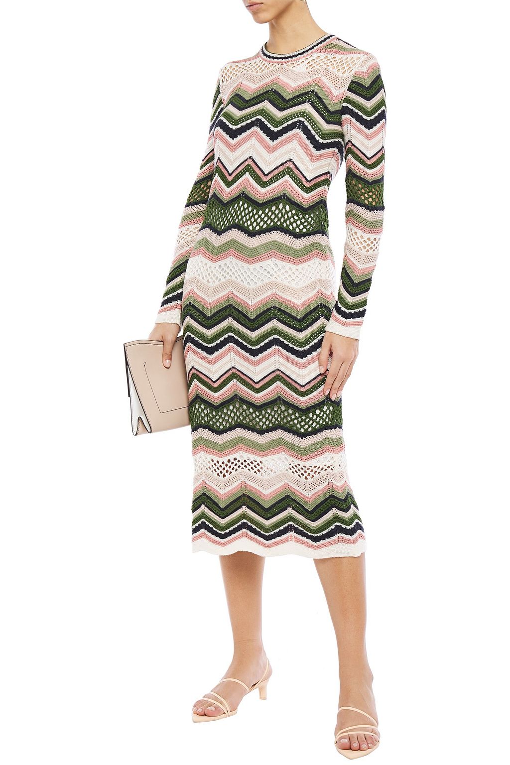 M MISSONI Crochet-knit midi dress