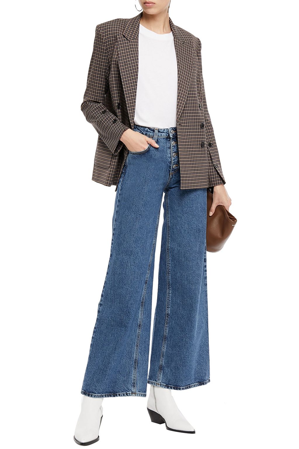 HOUSE OF DAGMAR High-rise wide-leg pants