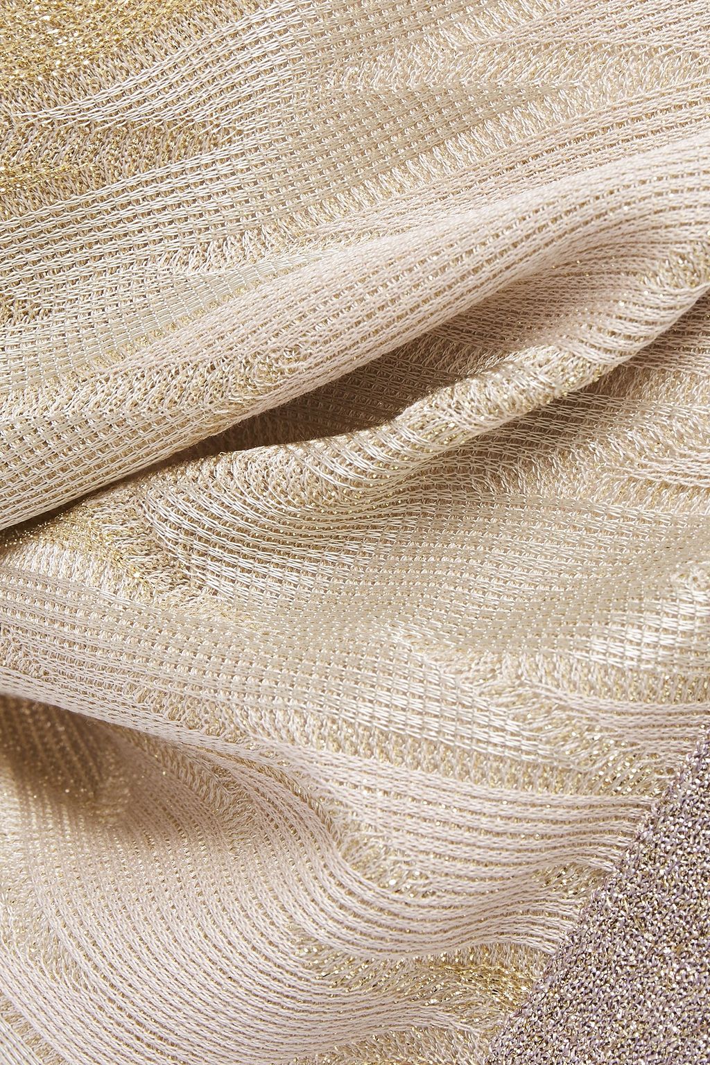 M MISSONI Metallic crochet-knit cardigan