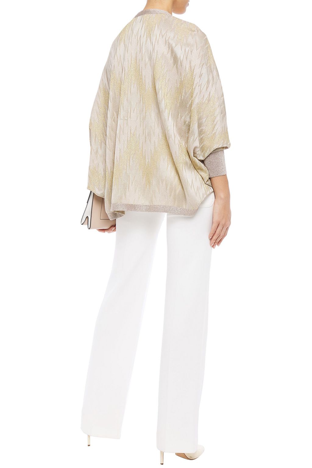 M MISSONI Metallic crochet-knit cardigan