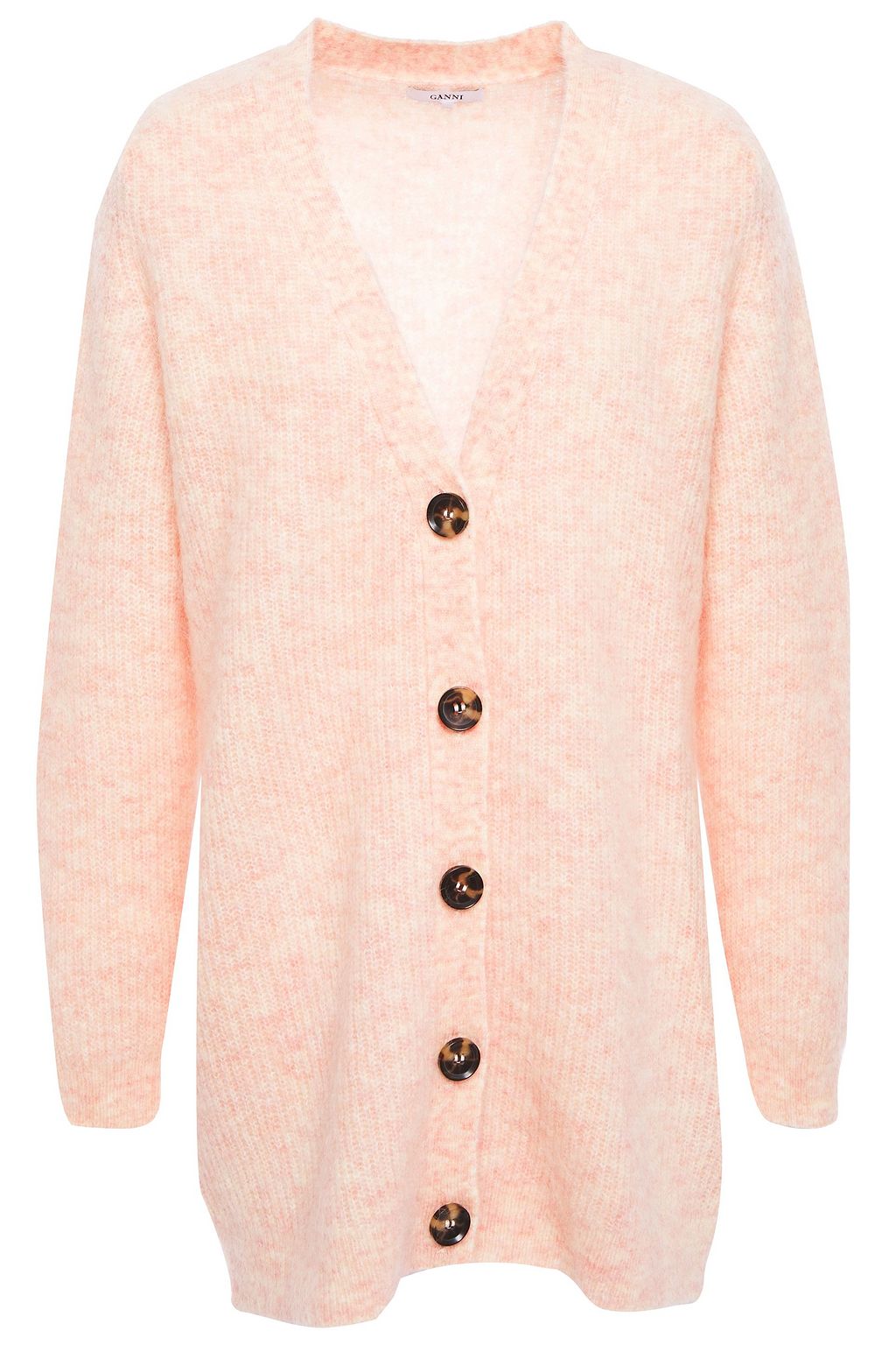 peach cardigan