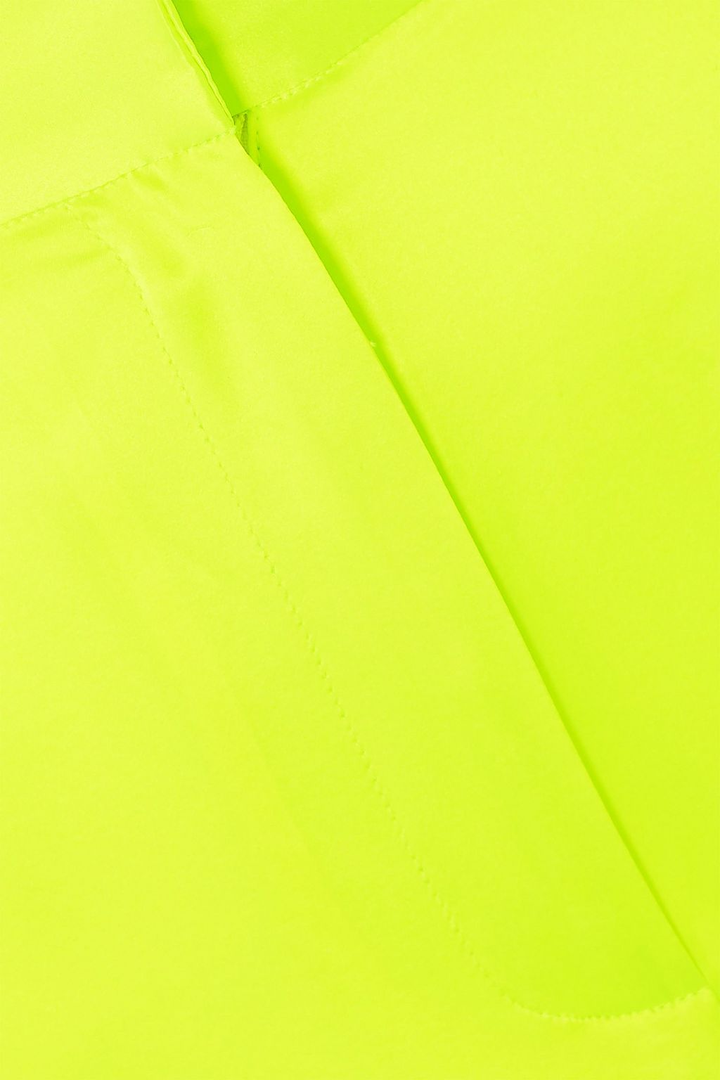 CHRISTOPHER JOHN ROGERS Neon silk-charmeuse wide-leg pants