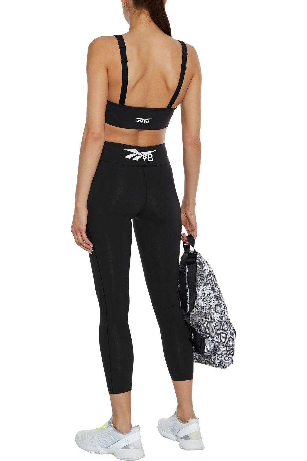 REEBOK X VICTORIA BECKHAM Printed stretch sports bra