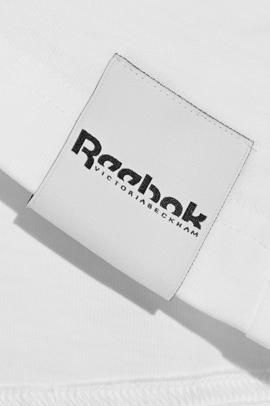 REEBOK X VICTORIA BECKHAM Printed cotton-jersey T-shirt