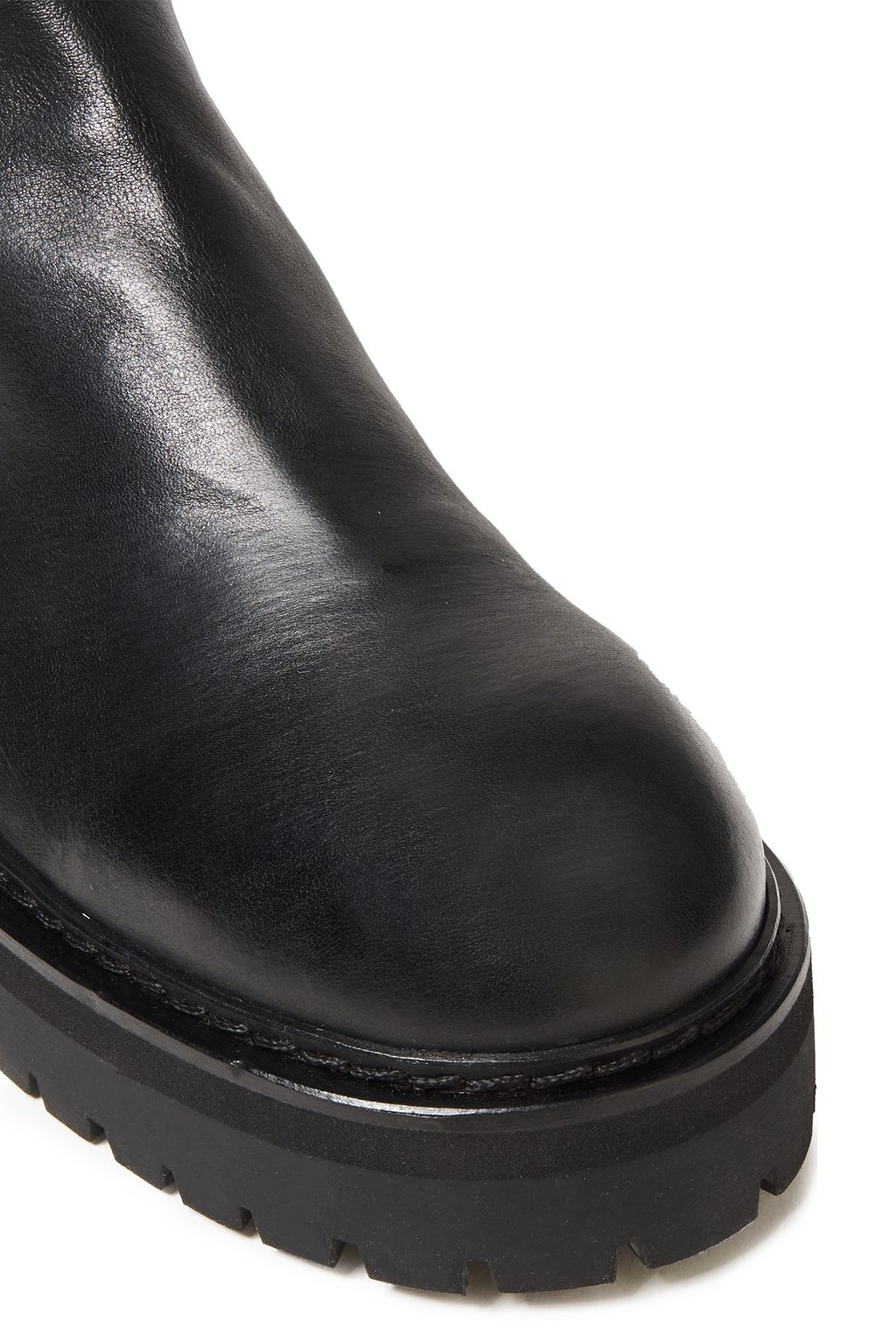 ANN DEMEULEMEESTER Stretch-leather over-the-knee boots