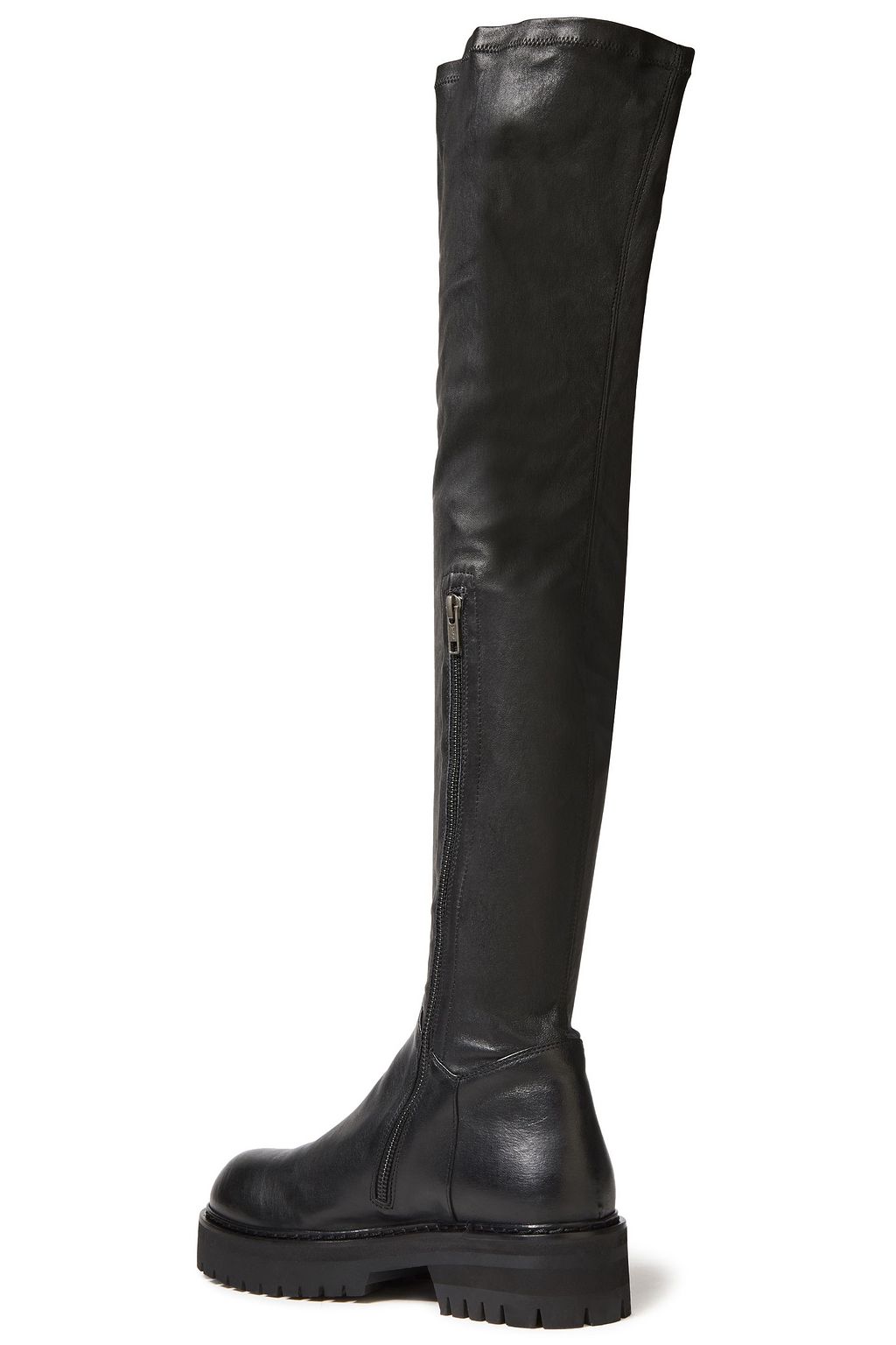 ANN DEMEULEMEESTER Stretch-leather over-the-knee boots