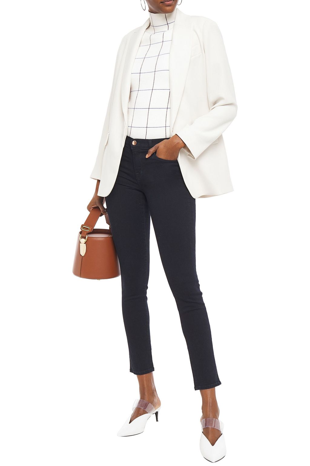 J BRAND Mid-rise skinny jeans