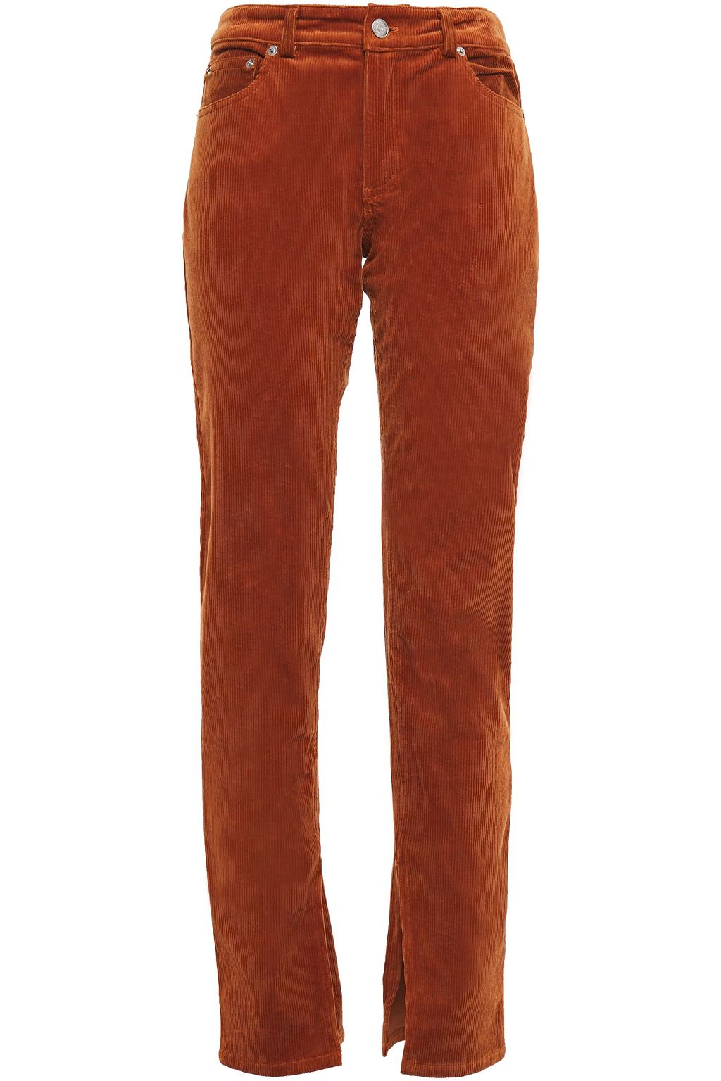 slim leg corduroy pants