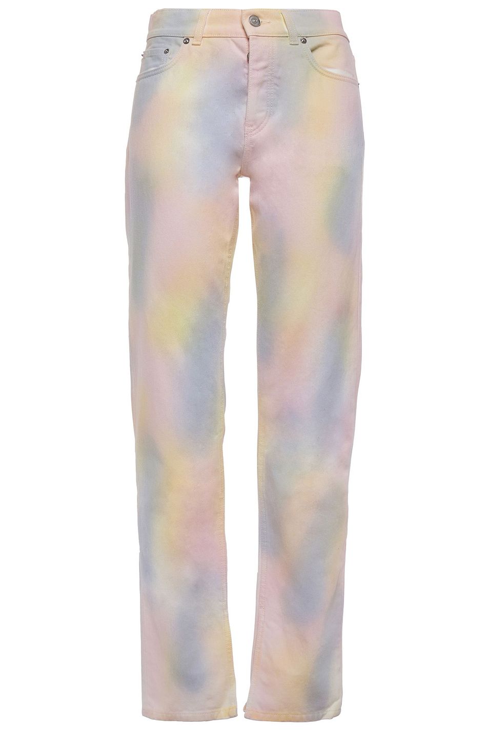 ganni tie dye jeans
