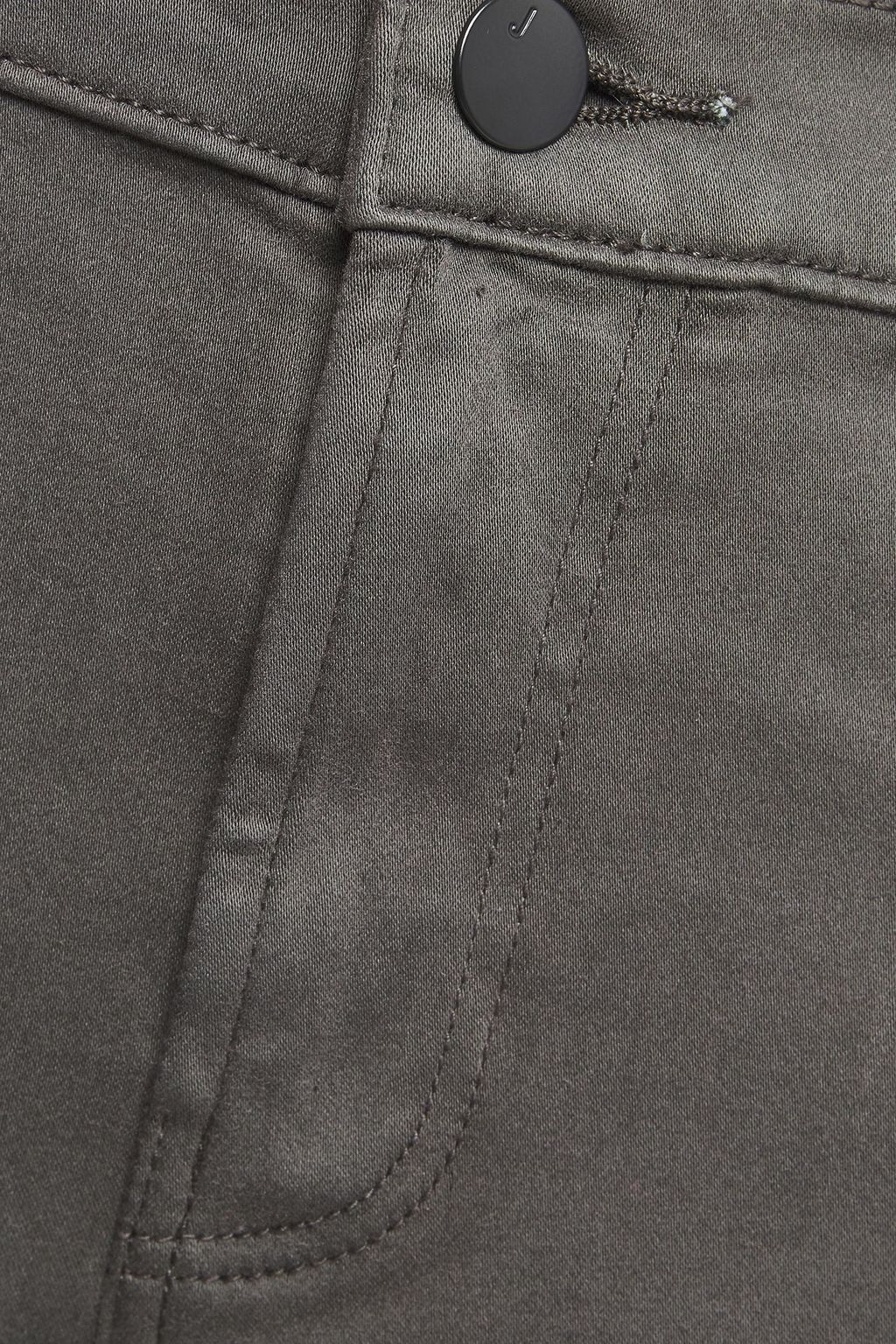 J BRAND Cotton-blend sateen skinny-leg pants