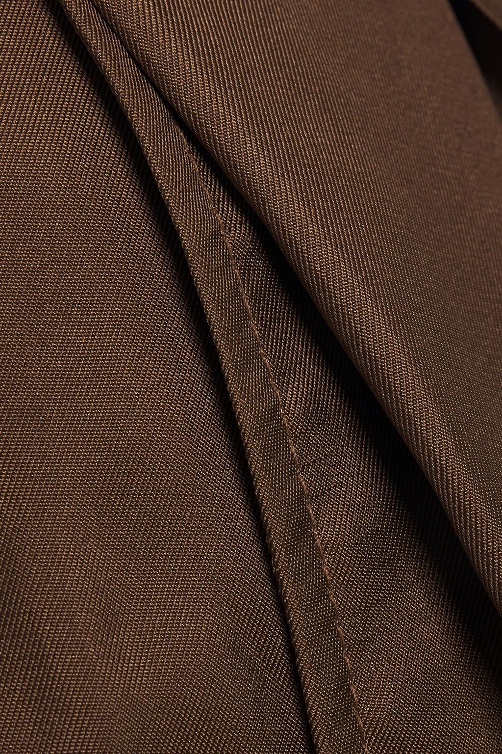 BRUNELLO CUCINELLI Cropped silk-faille tapered pants