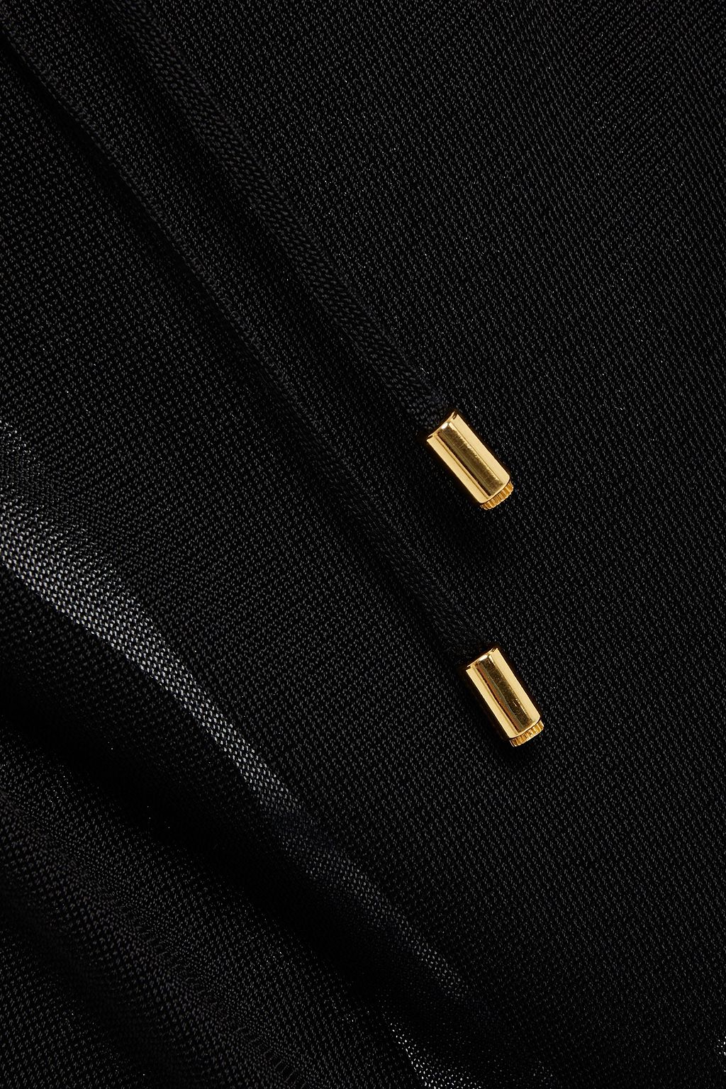BALMAIN 랩 스타일 니트 후드 점프수트