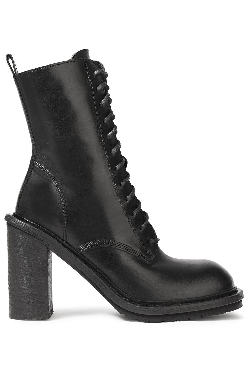 ann demeulemeester leather ankle boots