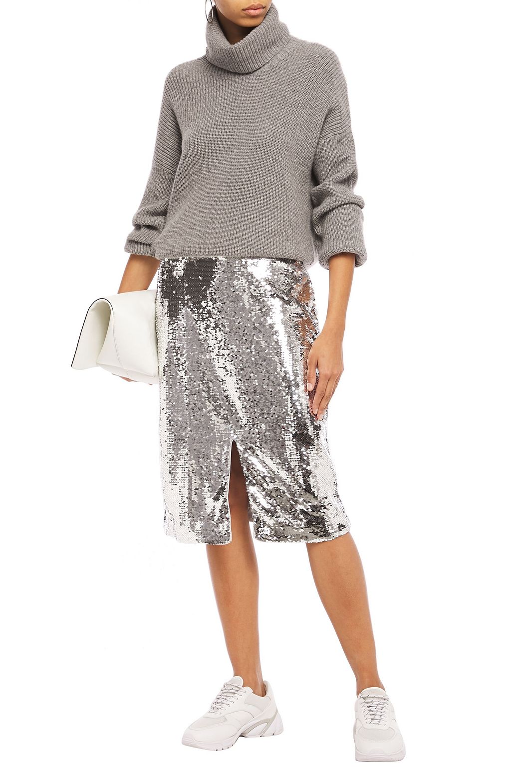 sequin top with tulle skirt