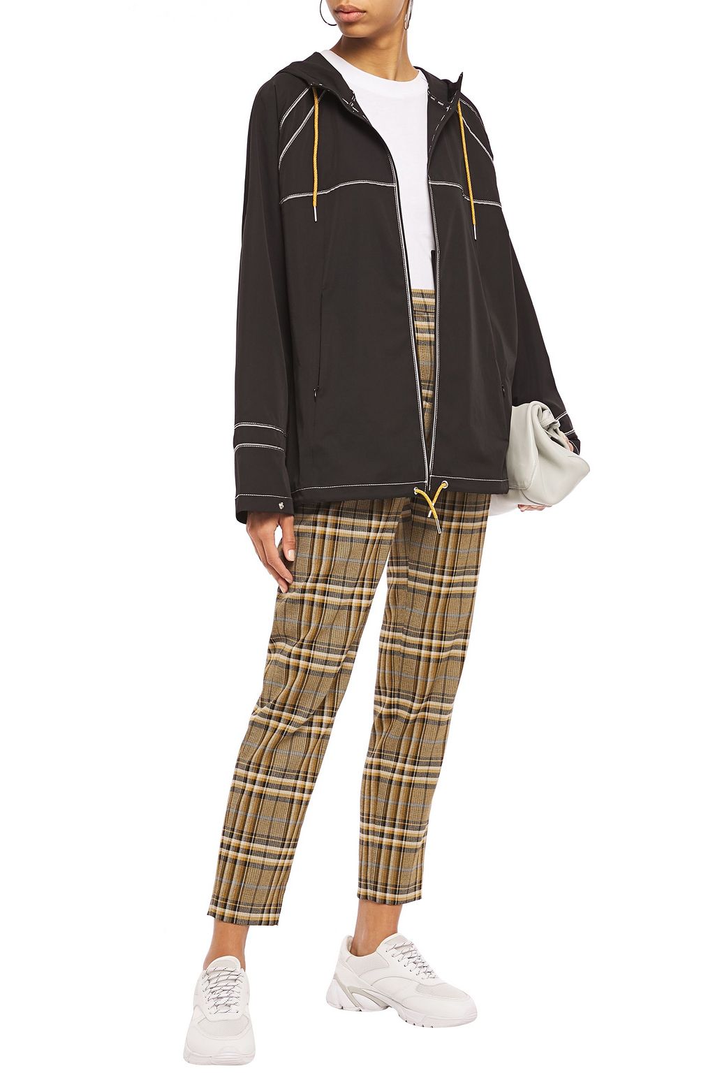 GANNI Shell hooded jacket