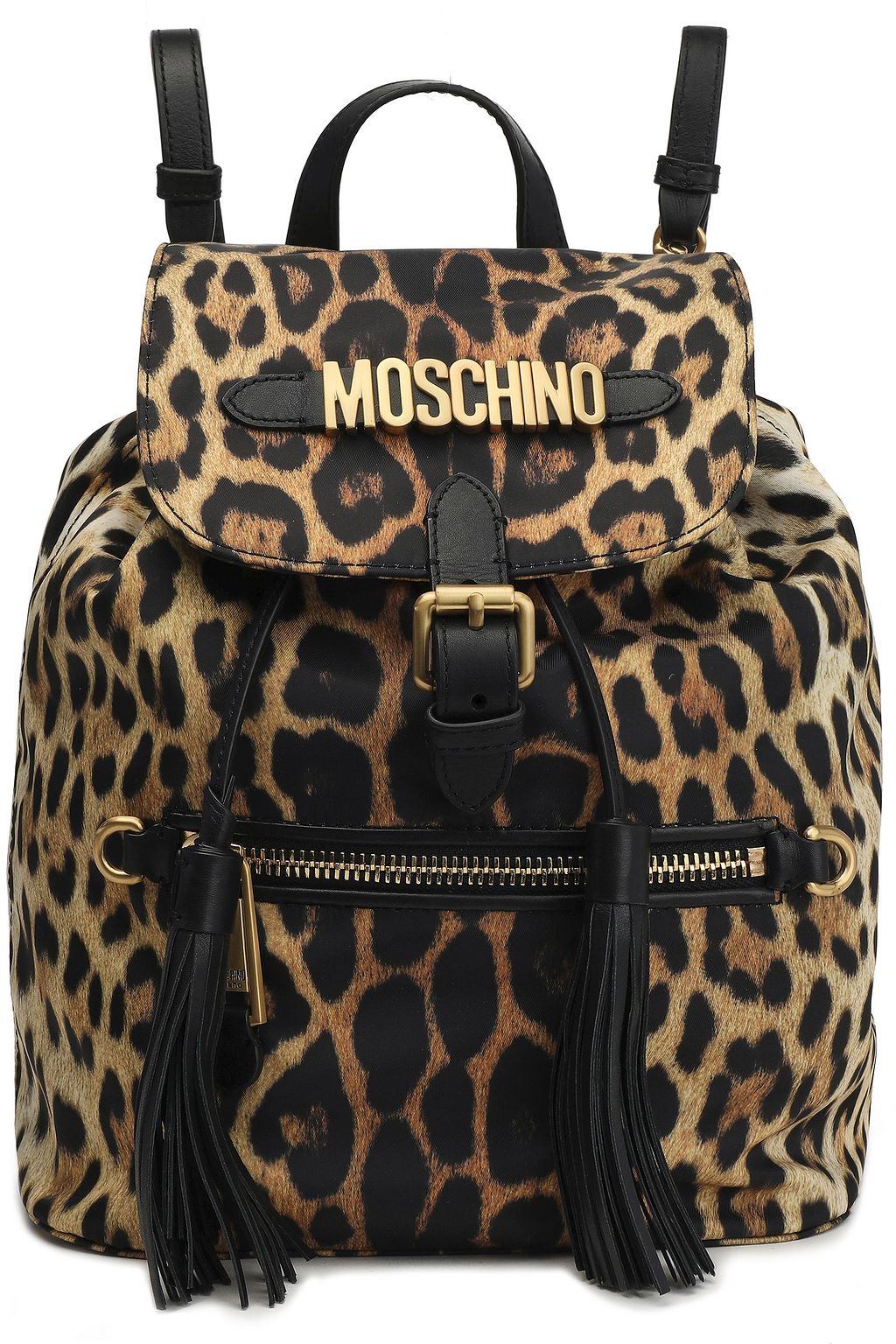 leopard print rucksack