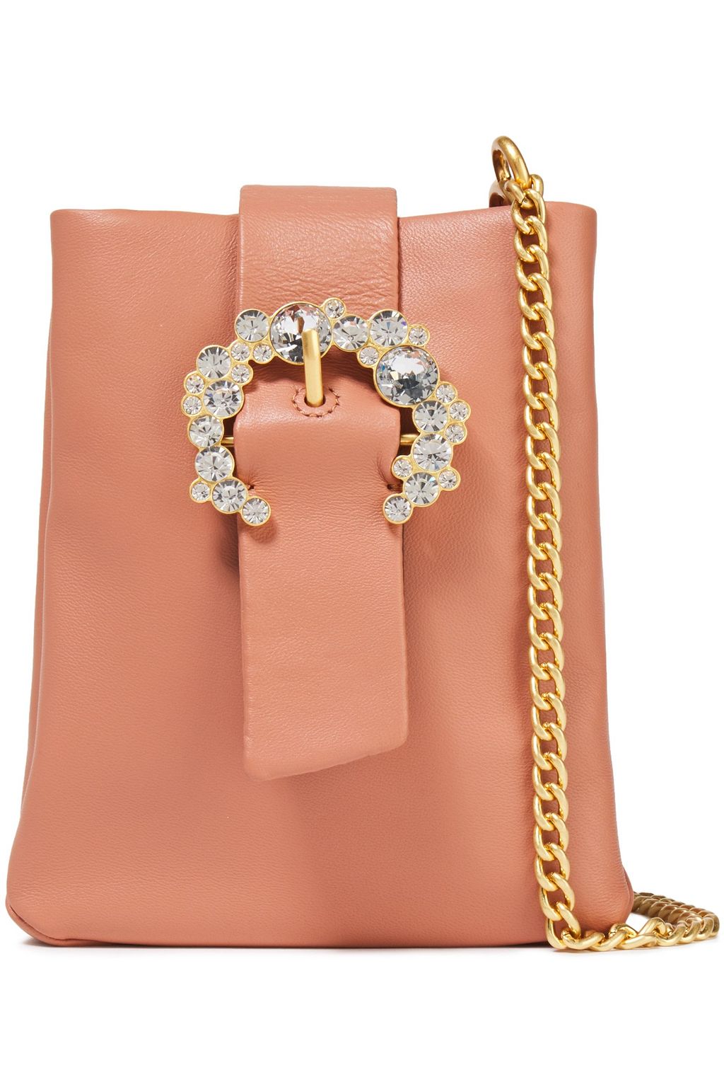 tory burch embellished leather shoulder bag