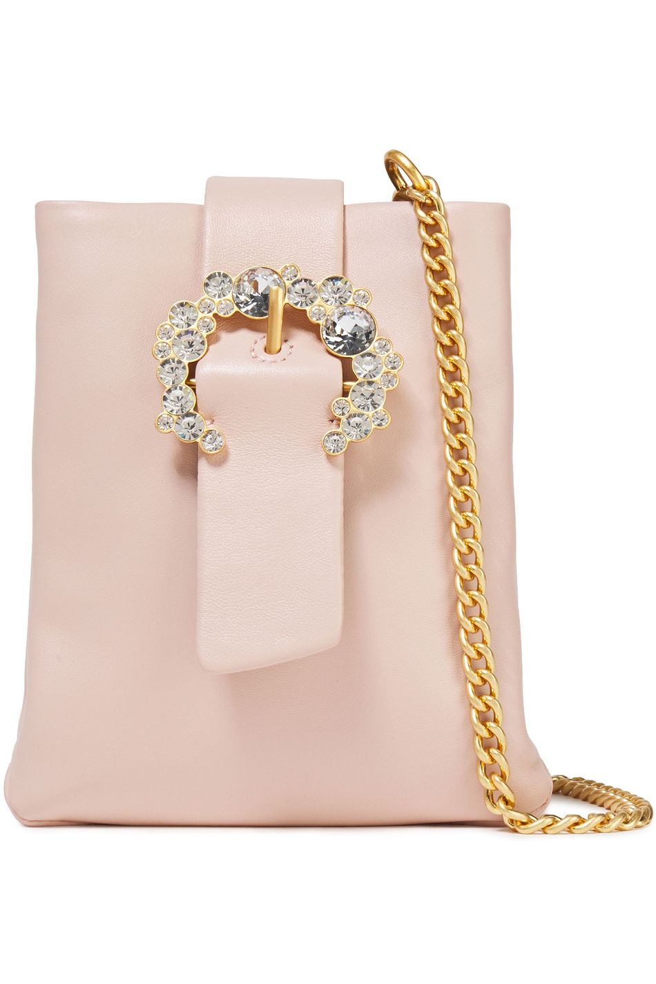 tory burch embellished leather shoulder bag