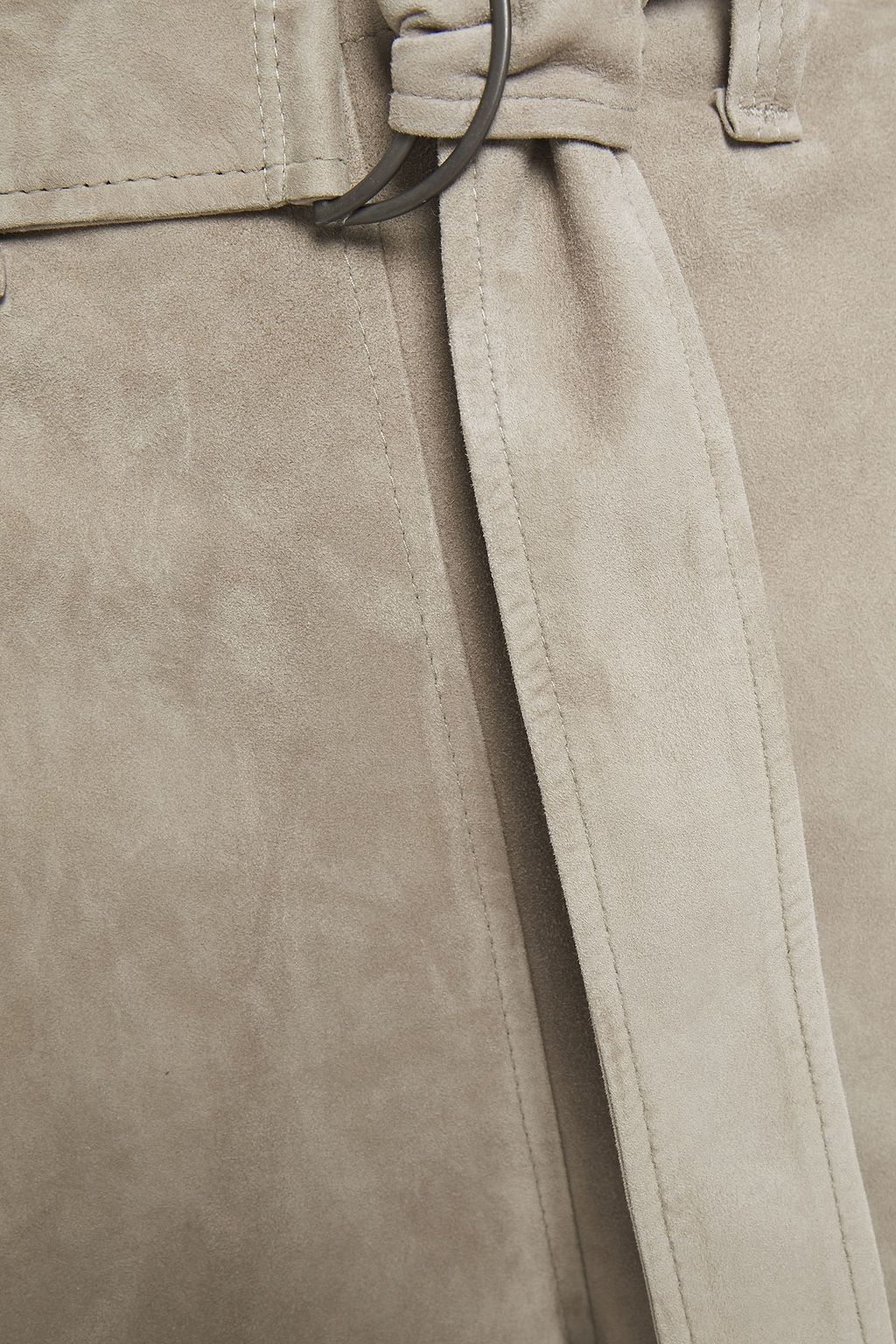 BRUNELLO CUCINELLI Belted suede shorts