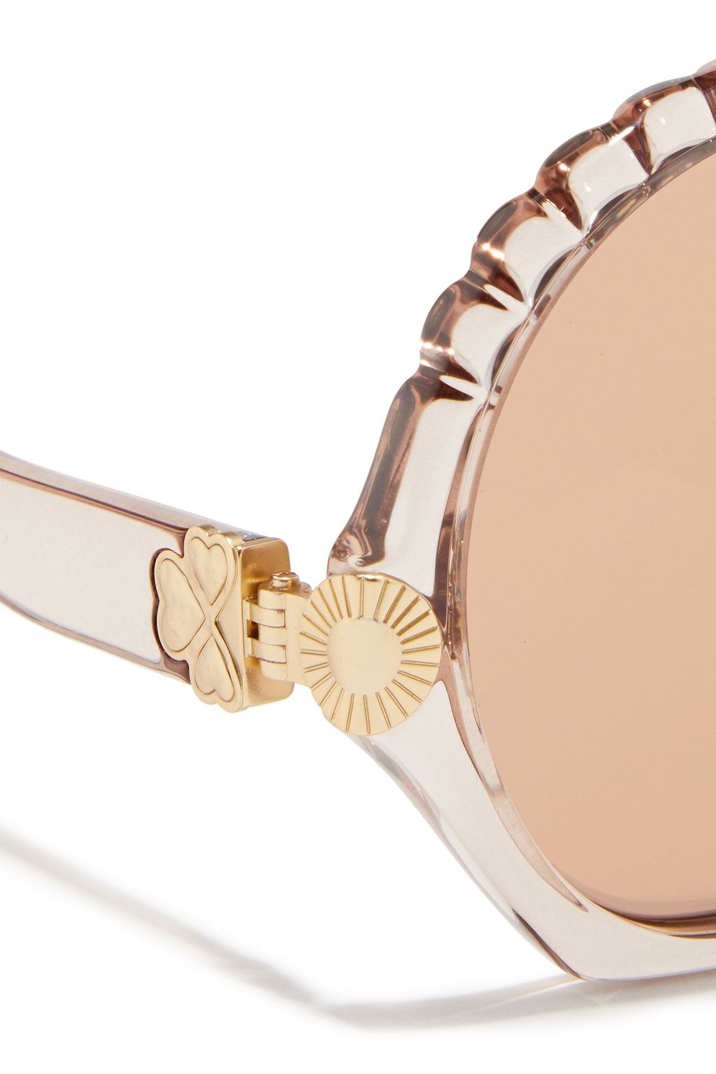 CHLOÉ Round-frame acetate sunglasses