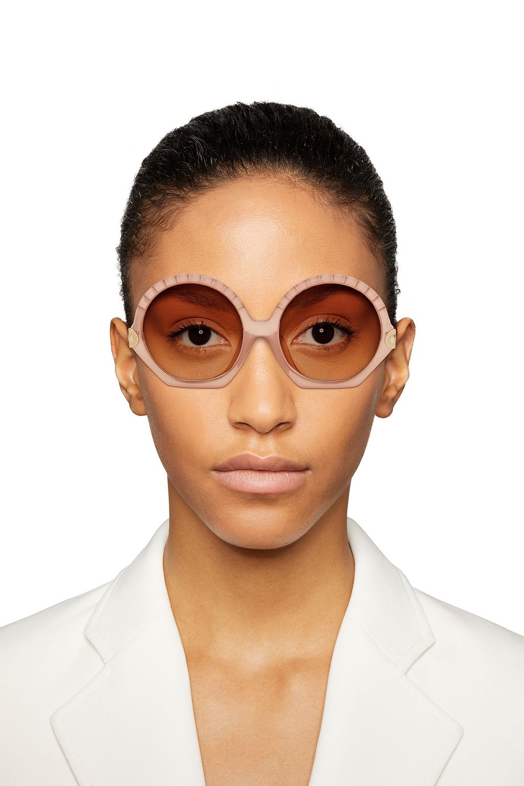 CHLOÉ Vera round-frame acetate sunglasses