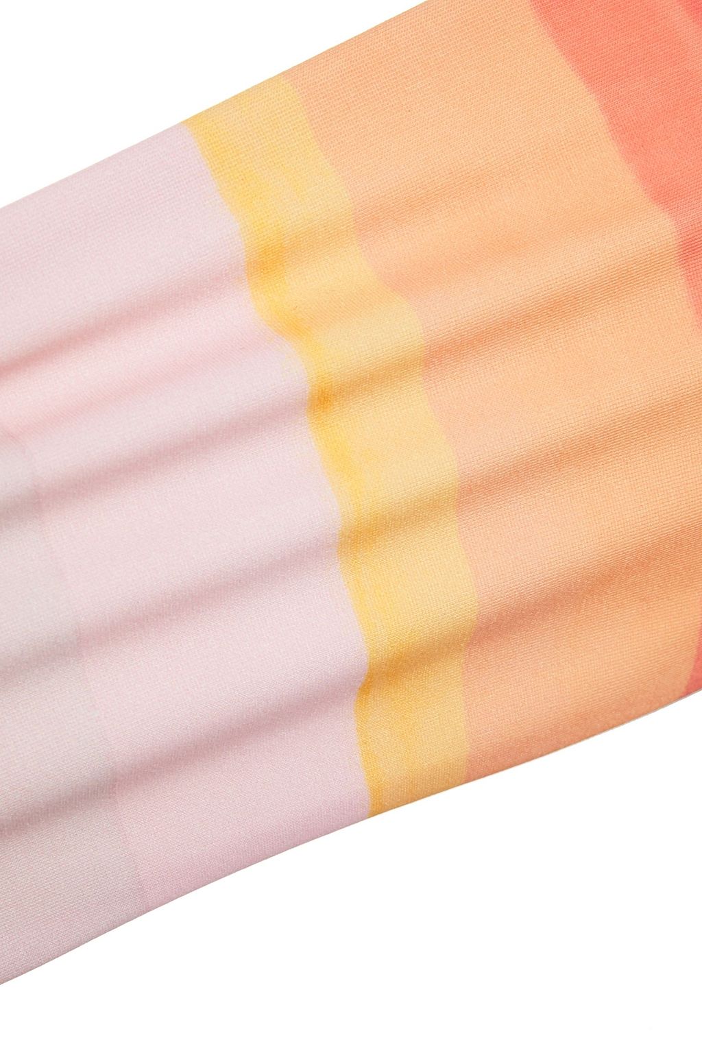 MARA HOFFMAN Abigail striped bandeau bikini top