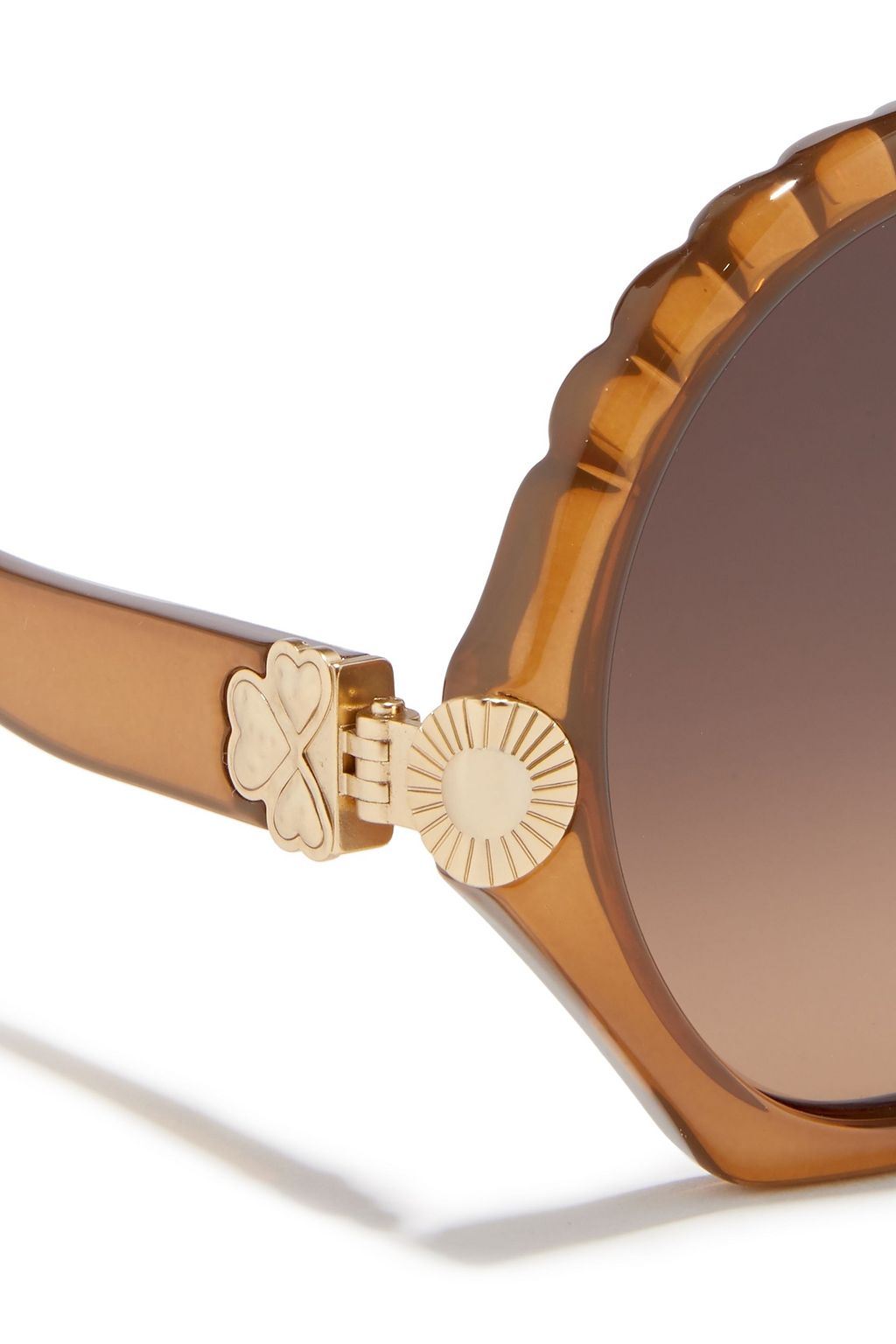 CHLOÉ Vera round-frame acetate sunglasses
