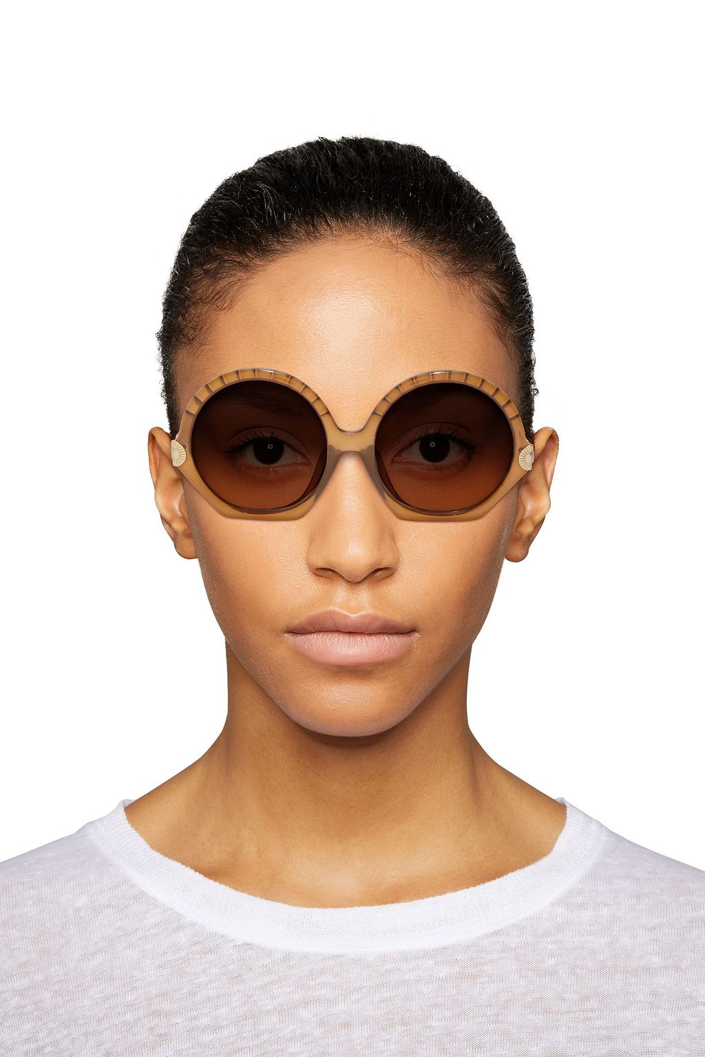 CHLOÉ Vera round-frame acetate sunglasses