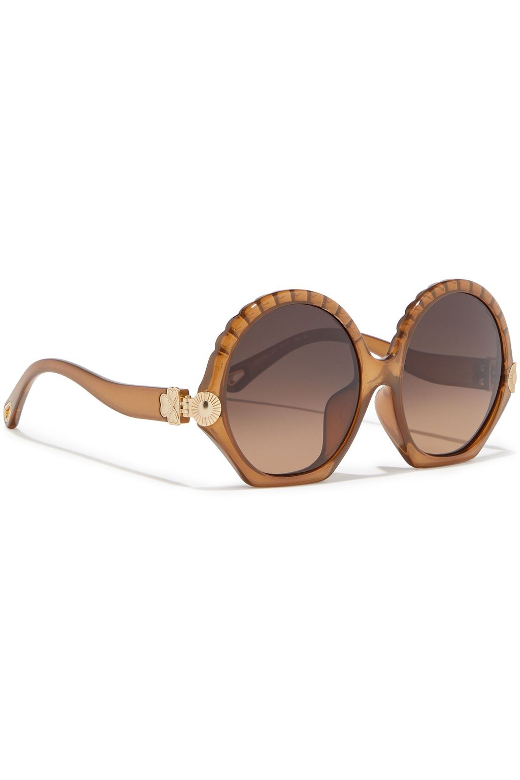 CHLOÉ Vera round-frame acetate sunglasses