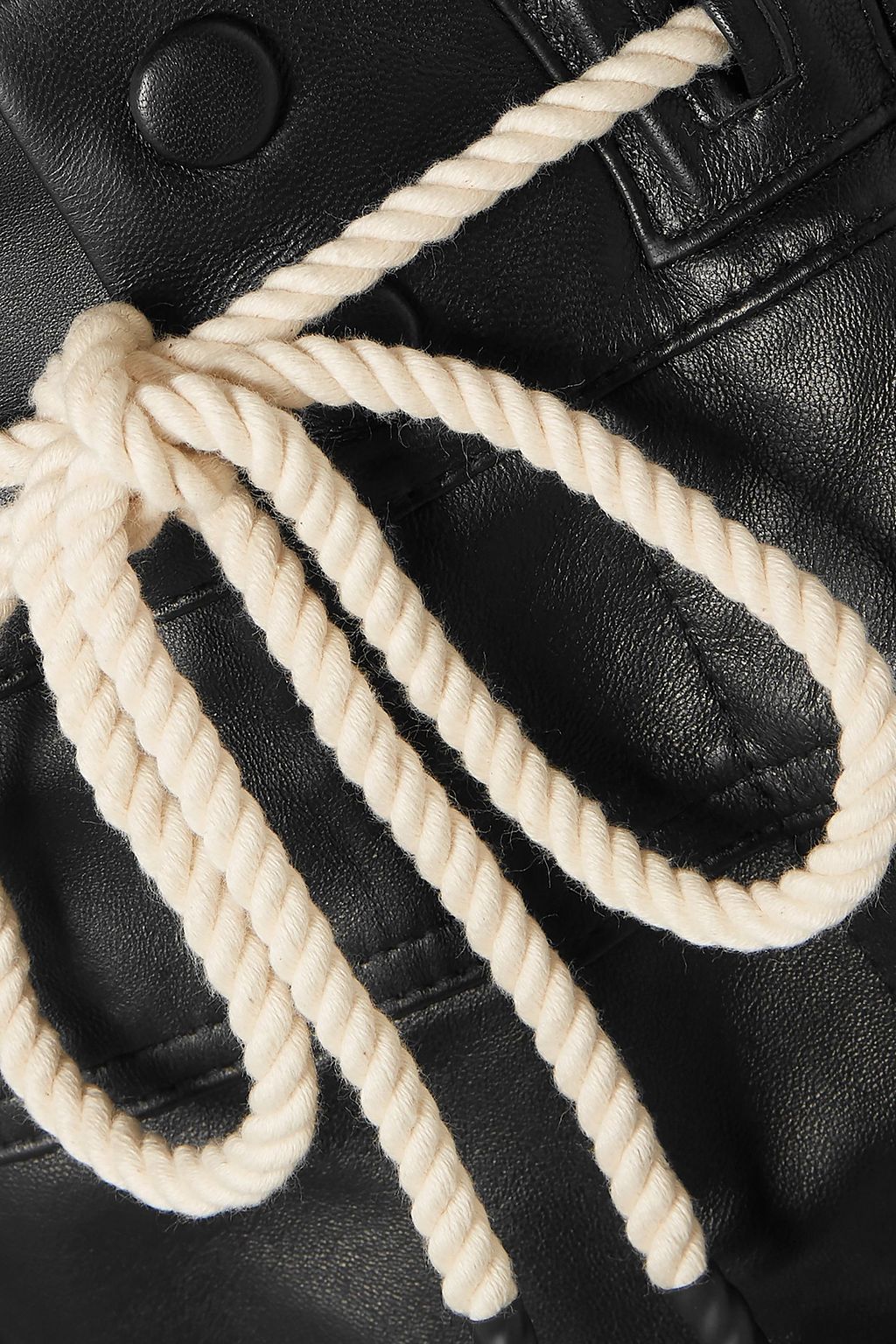 BASSIKE Leather shorts