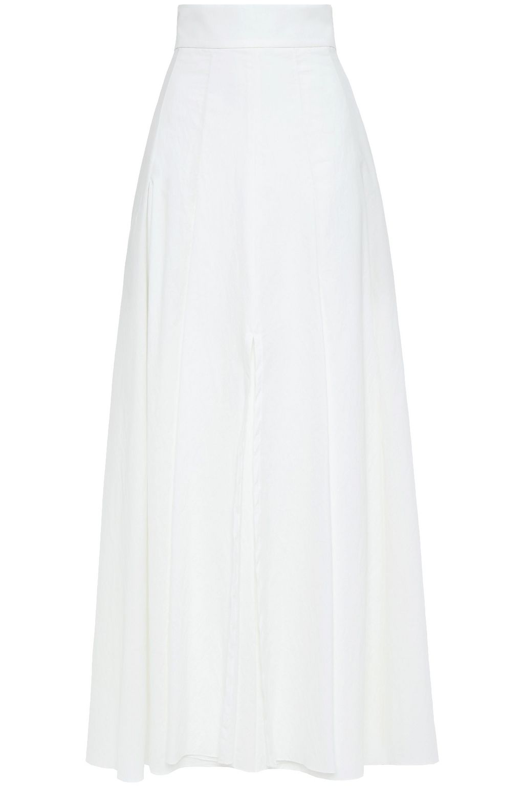 white broderie anglaise maxi skirt