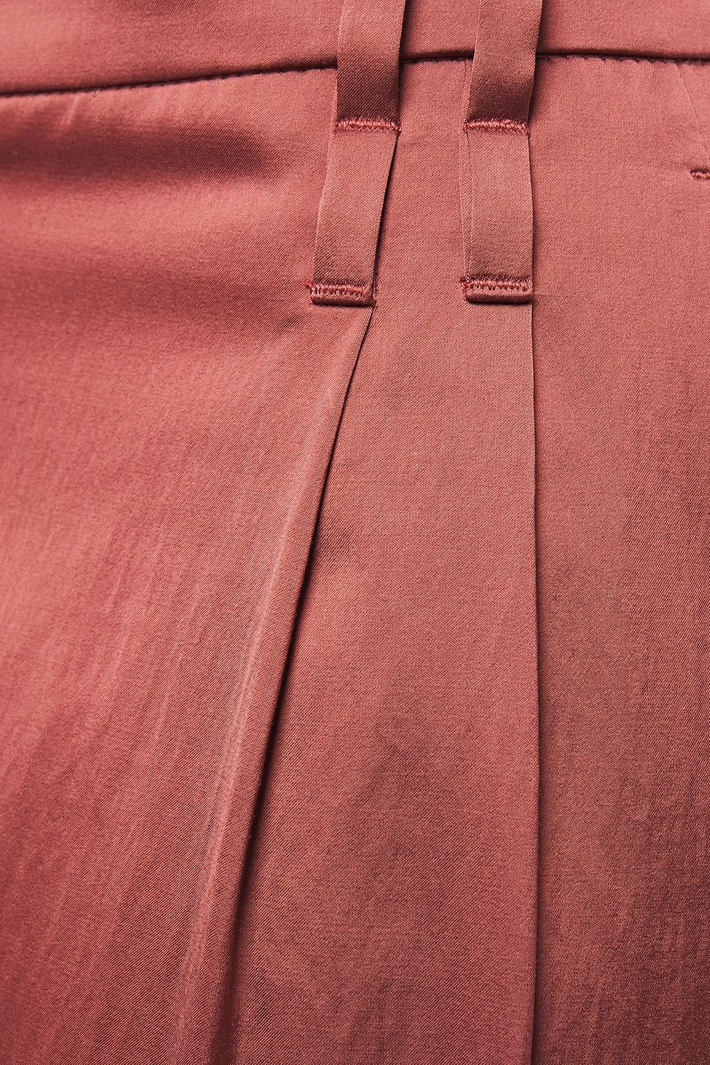 BRUNELLO CUCINELLI Cropped Hose mit geradem Bein aus Satin