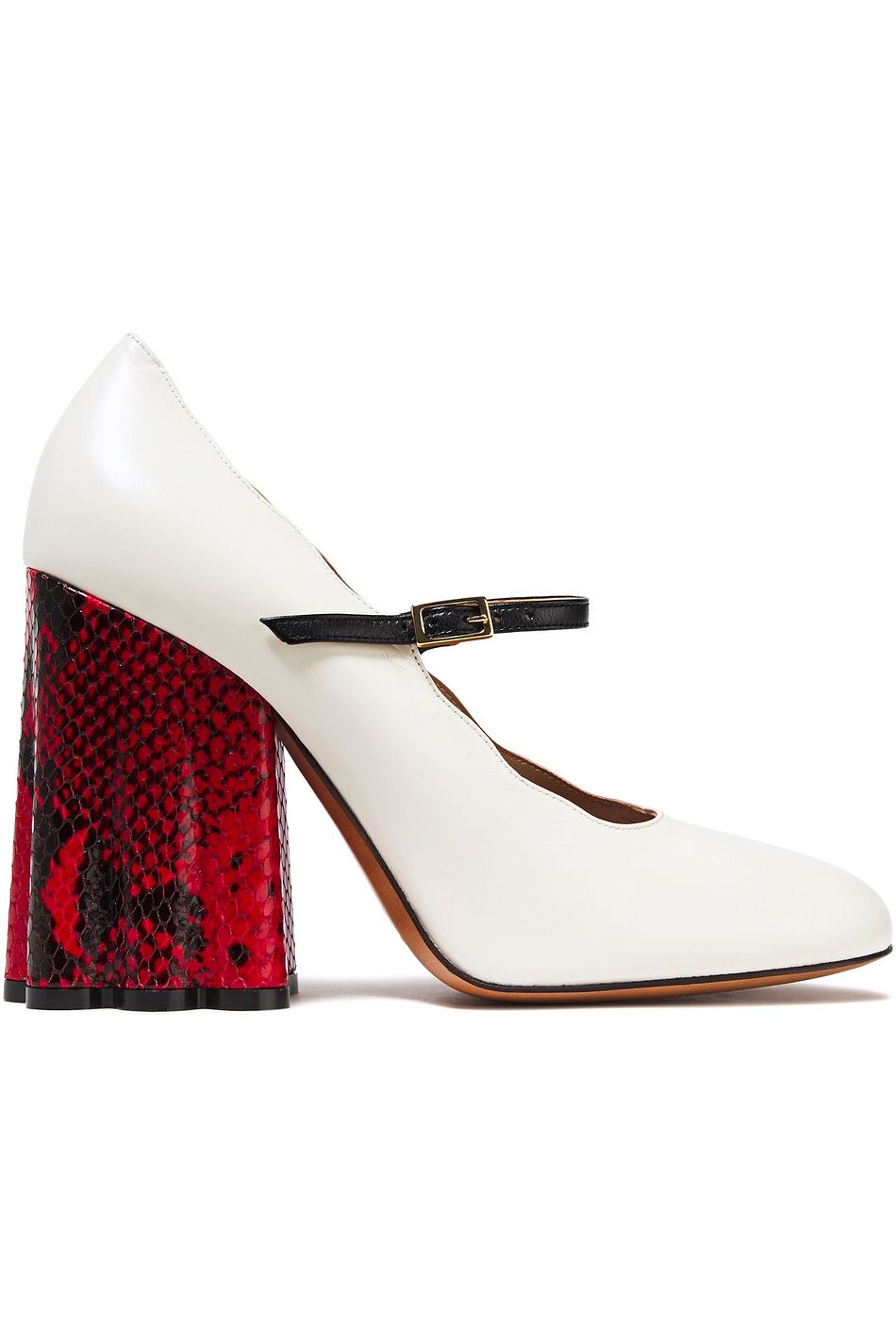 leather mary jane pumps