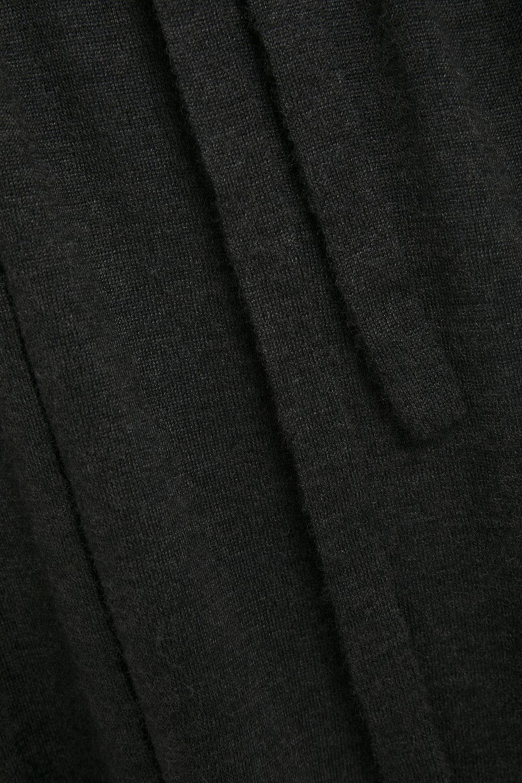 BRUNELLO CUCINELLI Asymmetric mélange cashmere and silk-blend cardigan