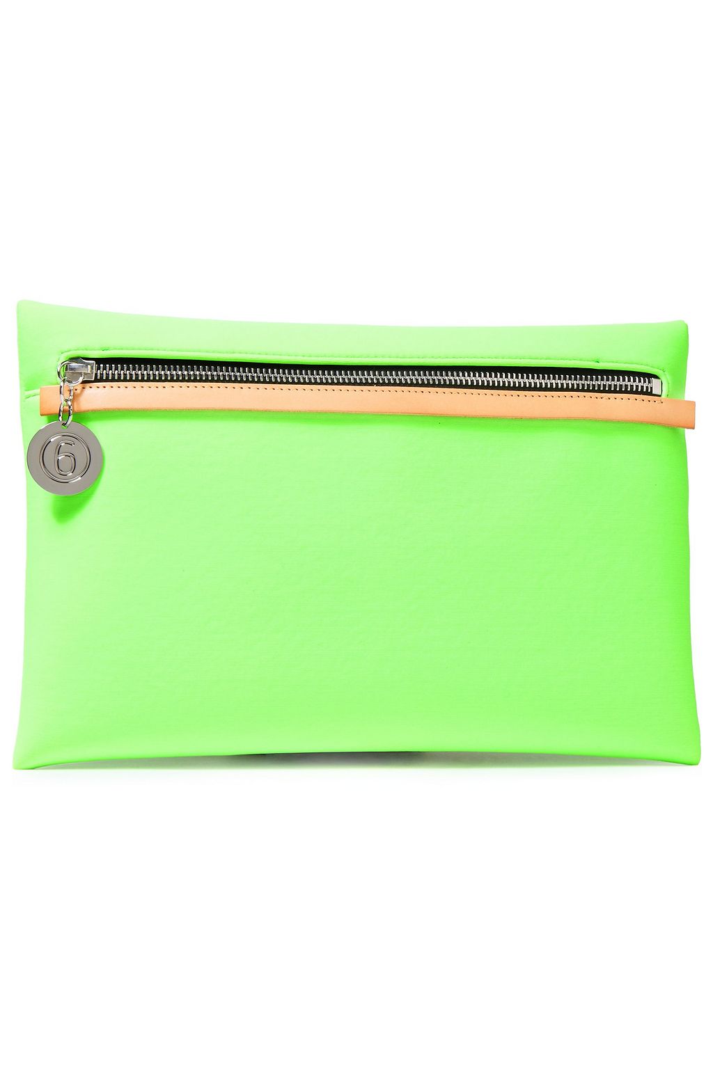 neon lime clutch